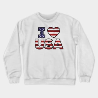 I Love The USA Crewneck Sweatshirt